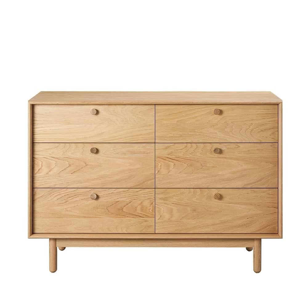 Akira 6 Drawer Chest - Oak