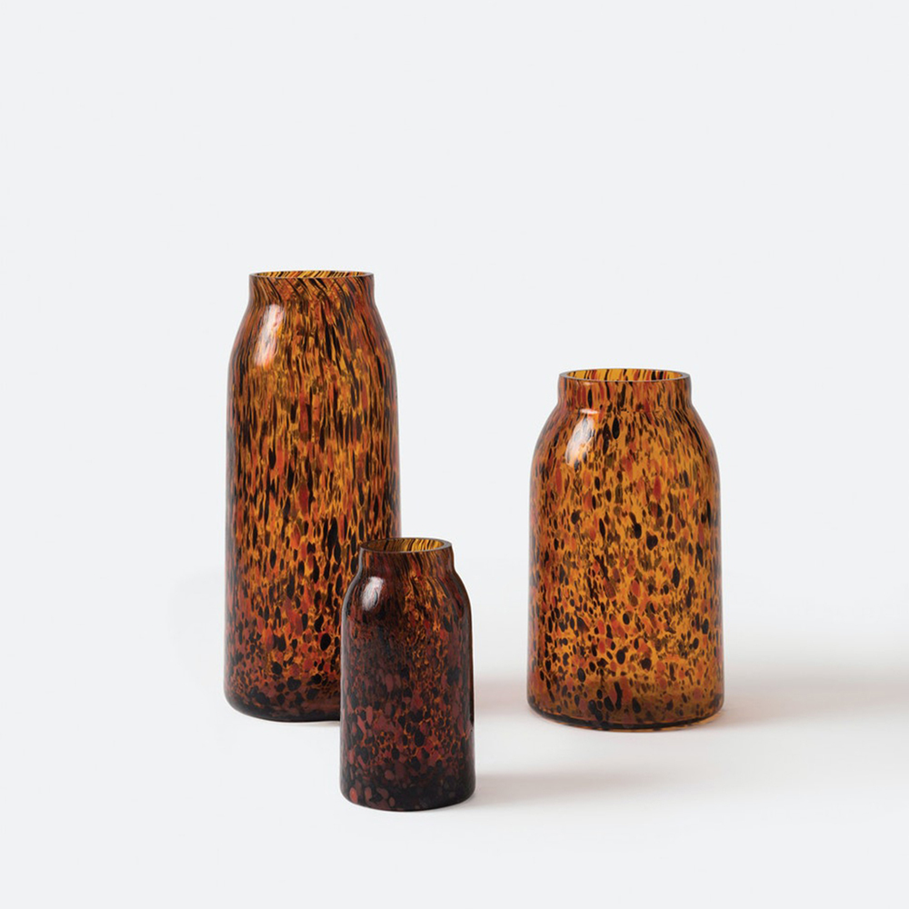 Otto Vase Small - Amber Speckle