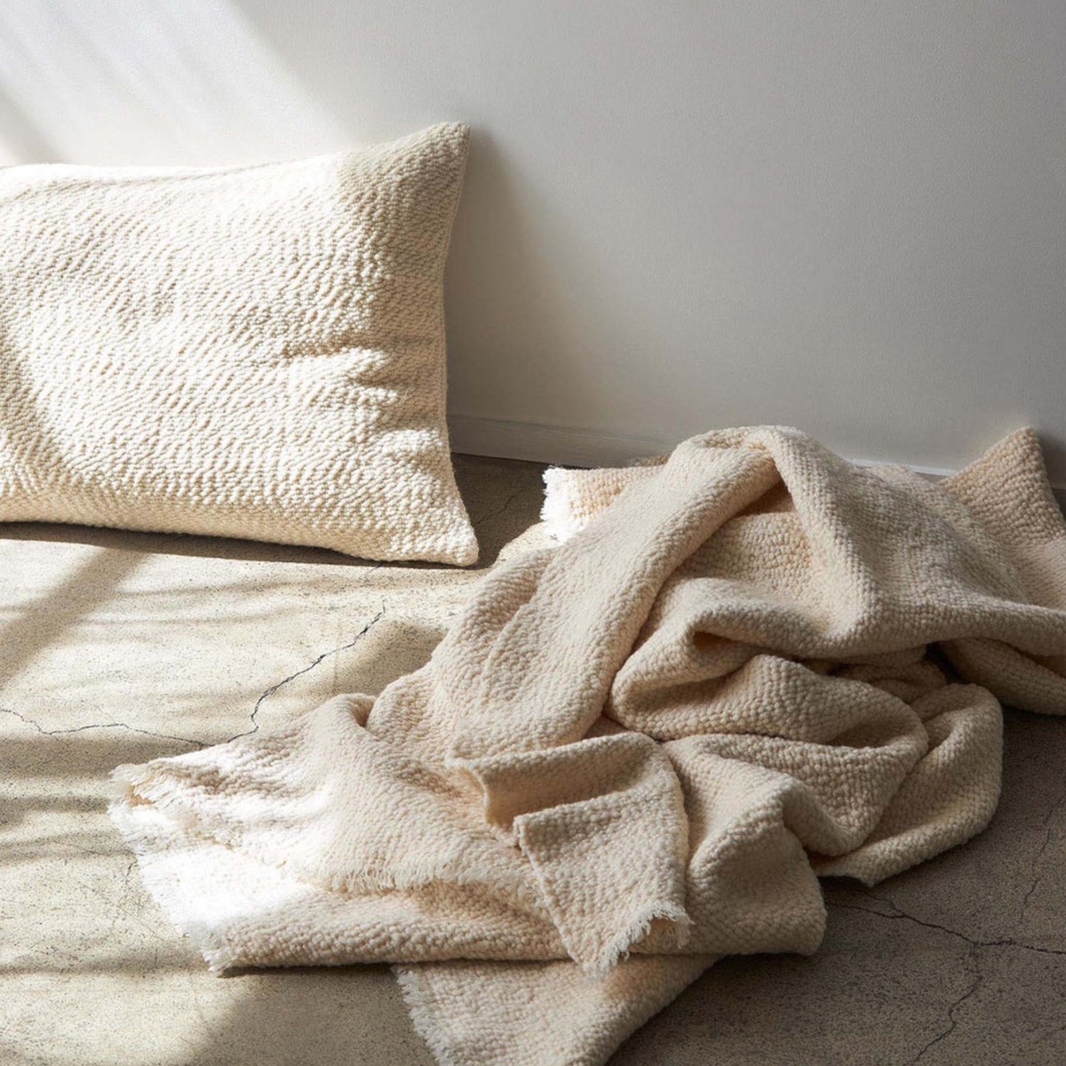 Boucle Wool Throw