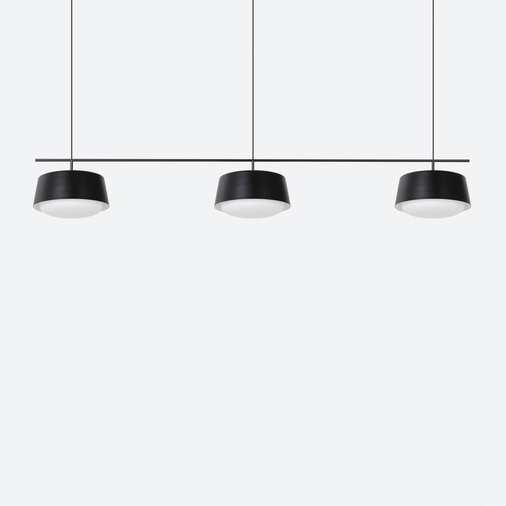 Ellipse Black Pendant Connection Bar - Large