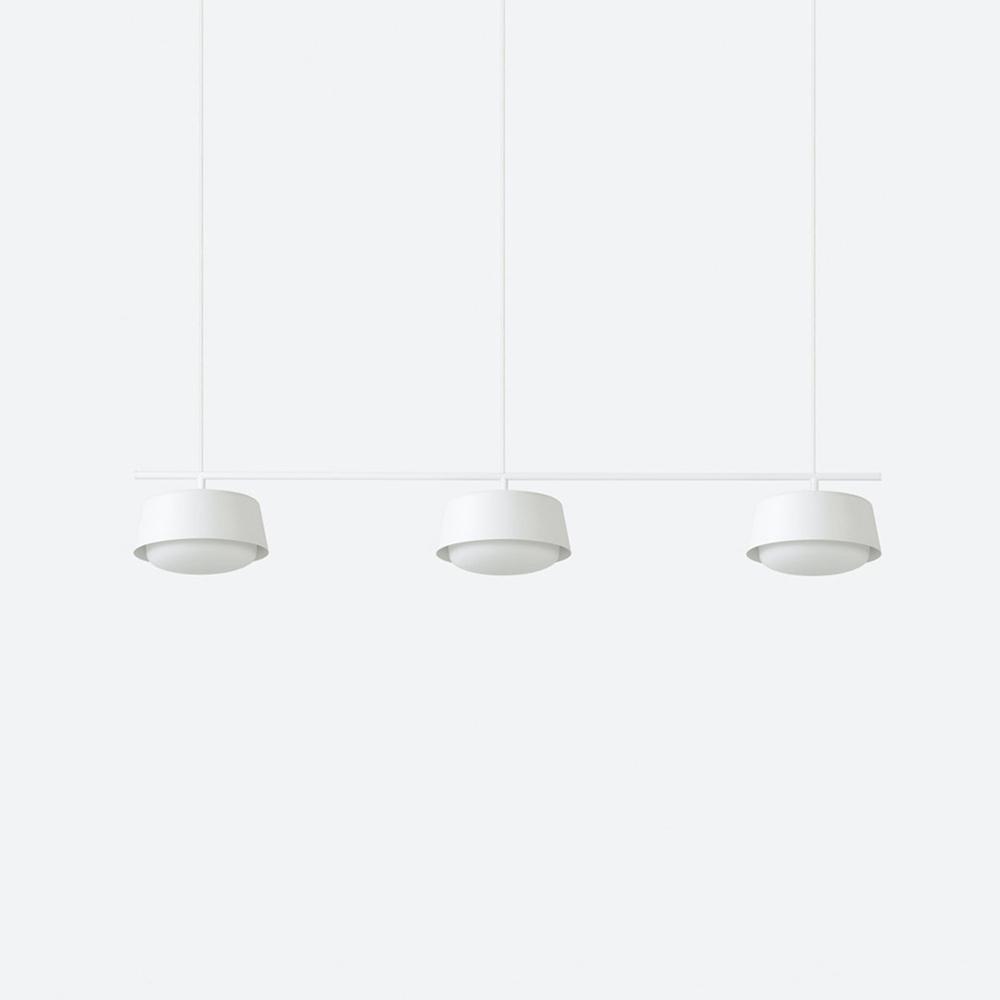 Ellipse White Pendant Connection Bar - Small