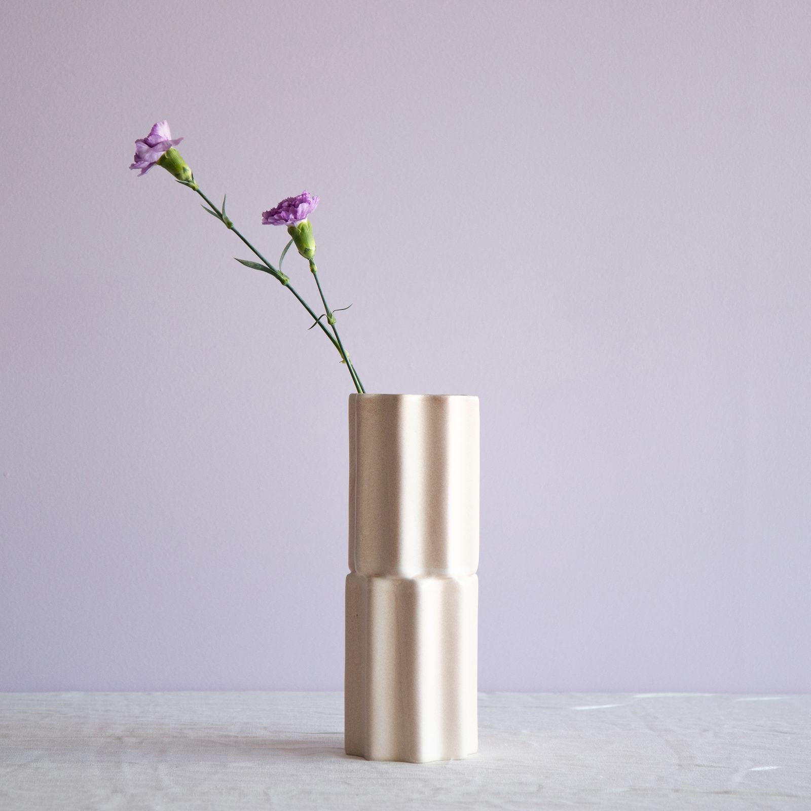 Skinny Stacked Vase - Saltlake