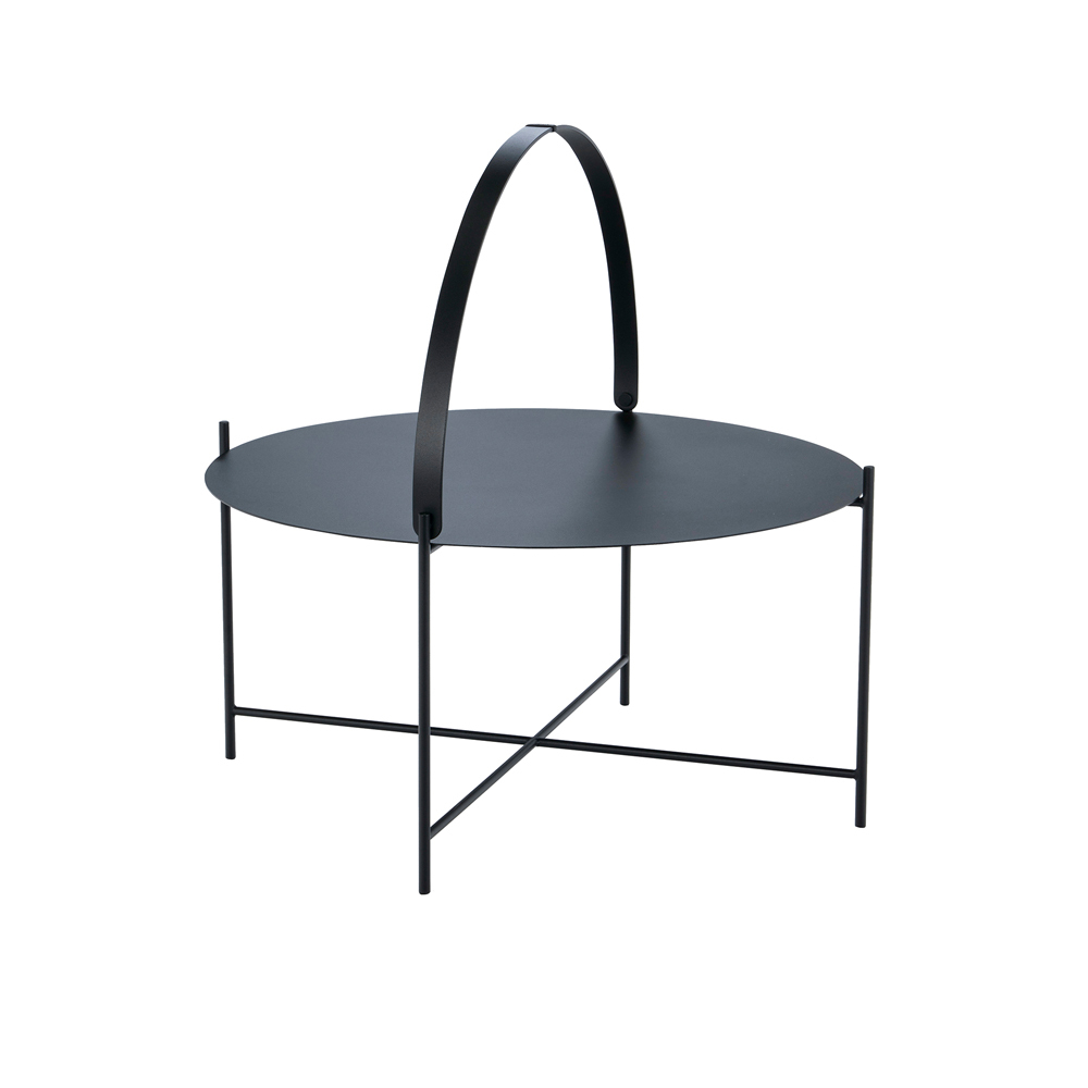 Edge Tray Coffee Table 76cm - Black