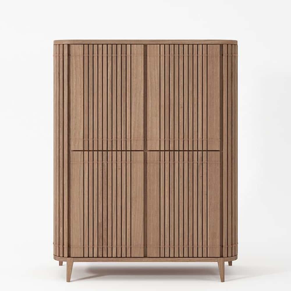 Koppar Cupboard W 4 Dr Teak