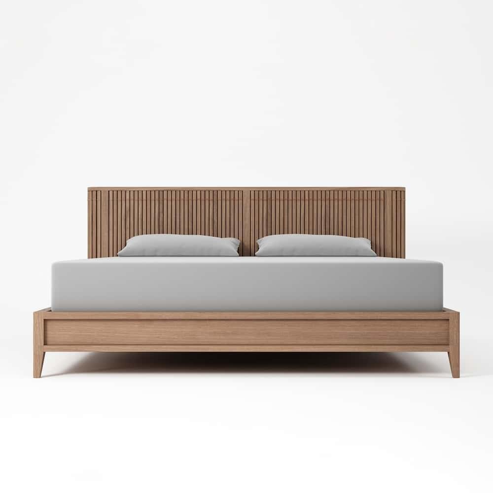 Koppar Queen Bed without Storage - Teak