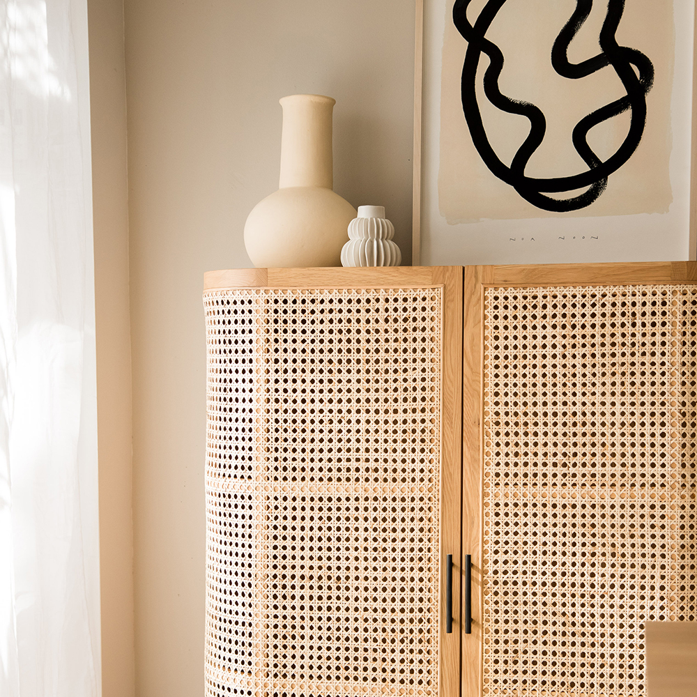 Embrace Rattan Cabinet - Natural