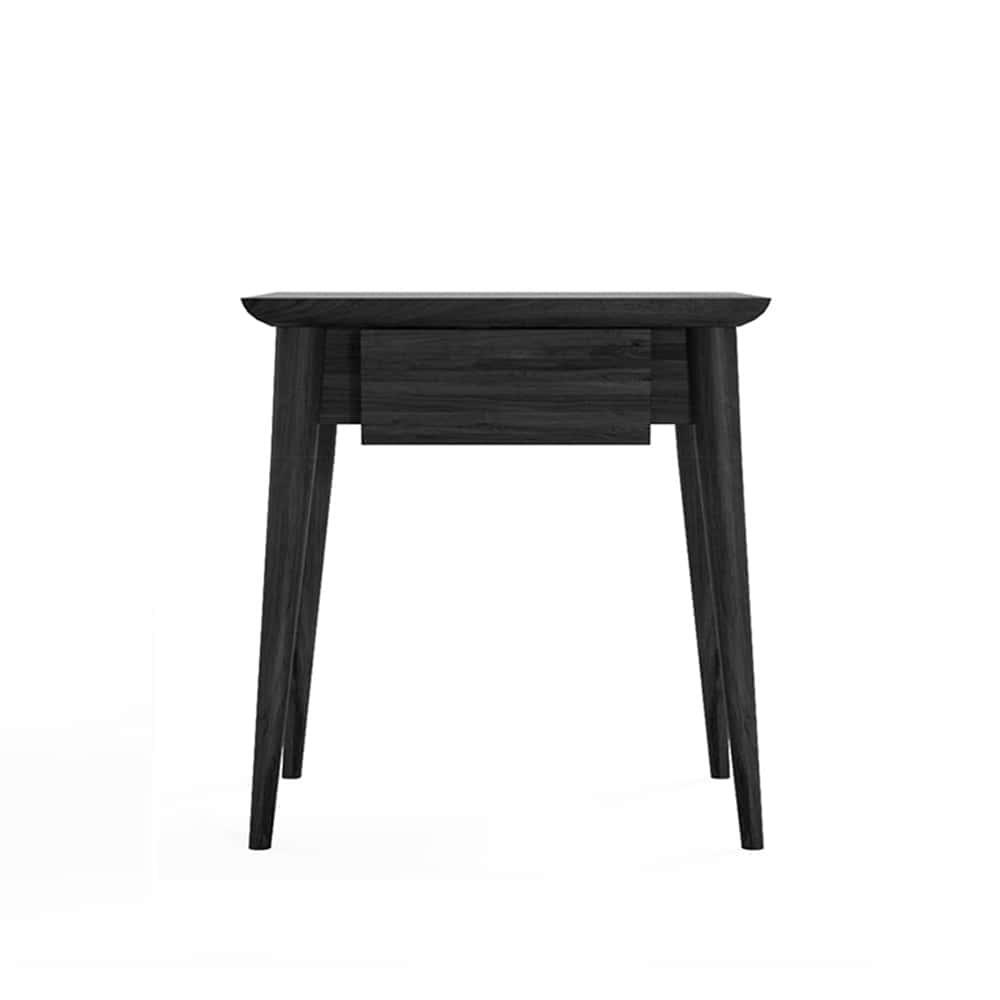 Vintage Bedside Table Small - Satin Black