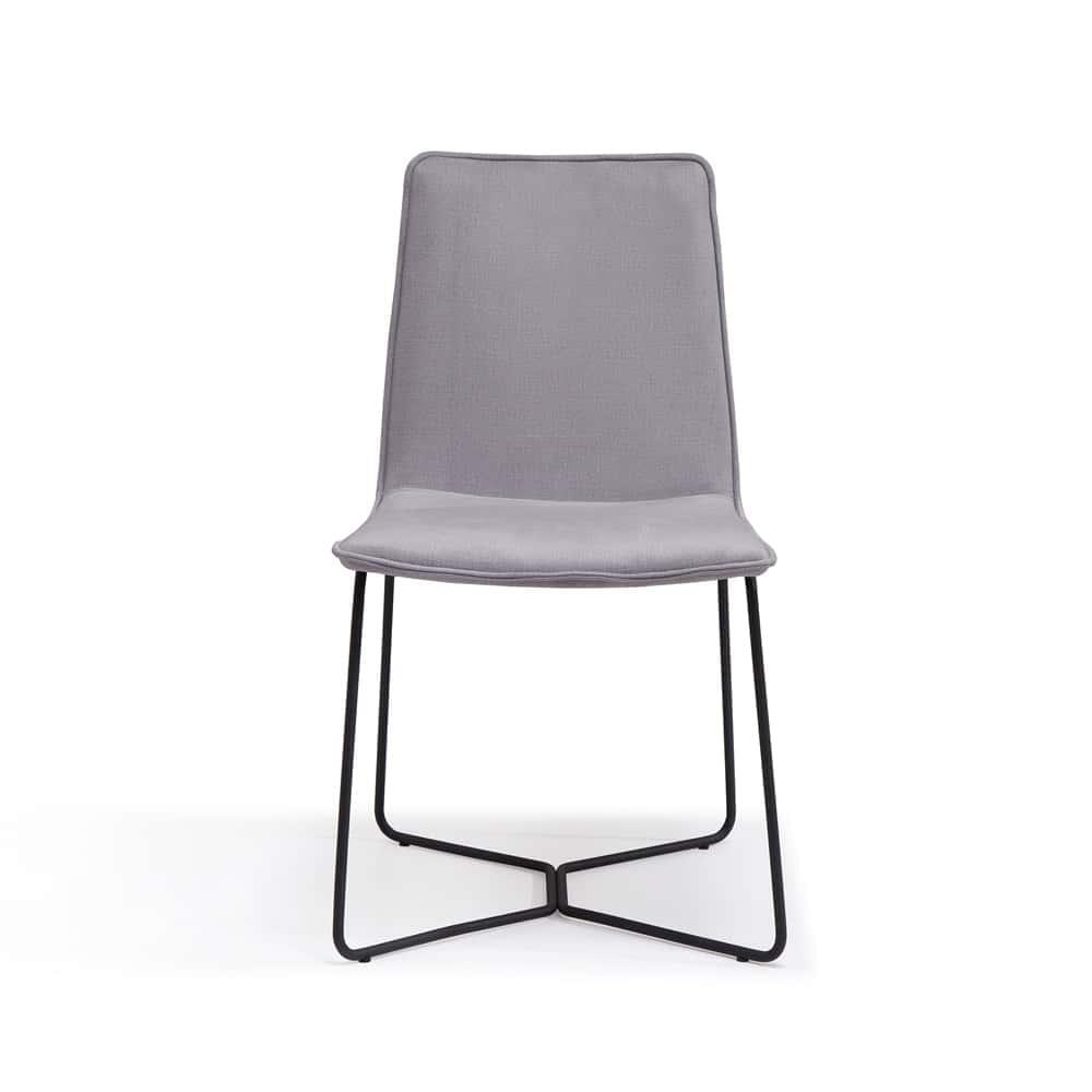 Instil Dining Chair - Luxe Velvet Cool Grey 14