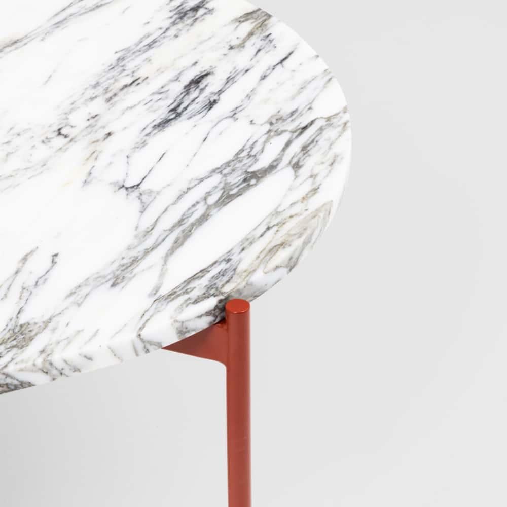 Rhonde Marble Coffee Table - Rust