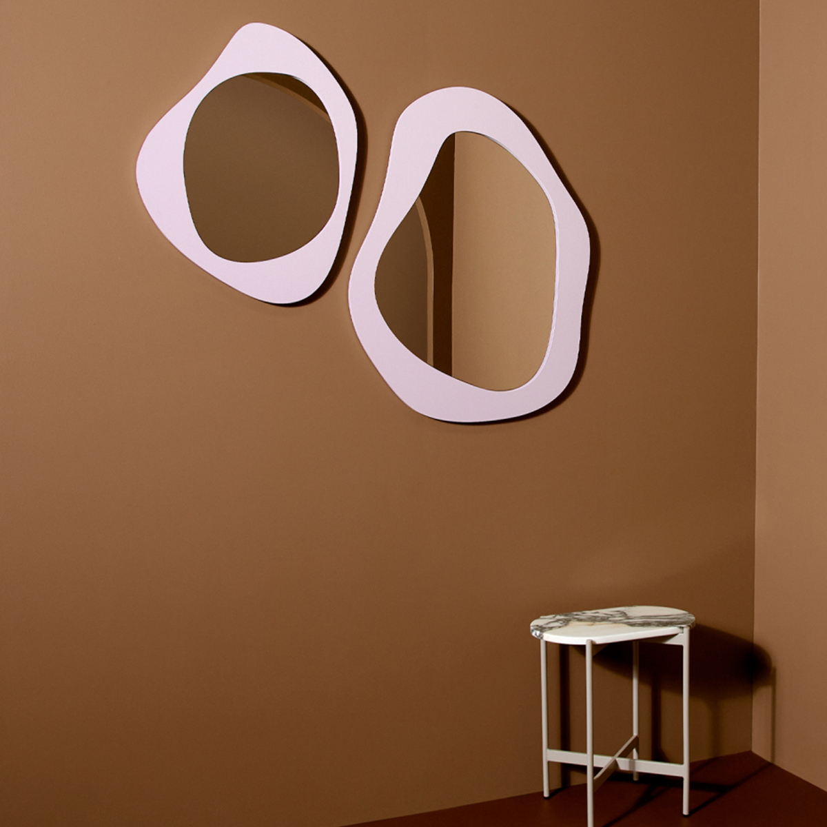 Aura Mirror 65Cm X 85Cm - Lilac