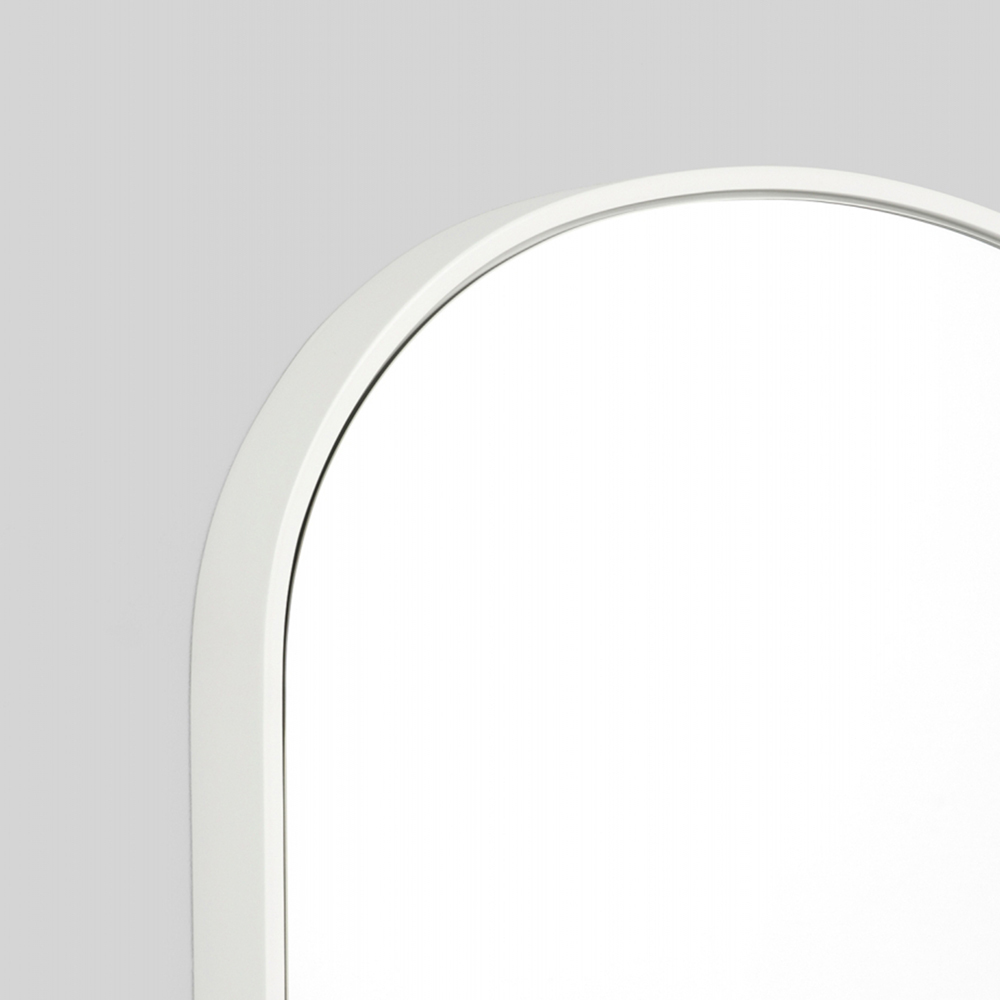 Bella Small Arch Mirror - Bright White