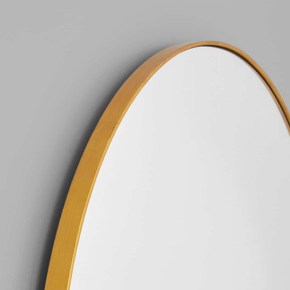 Bjorn Arch Mirror 55cm x 85cm - Brass