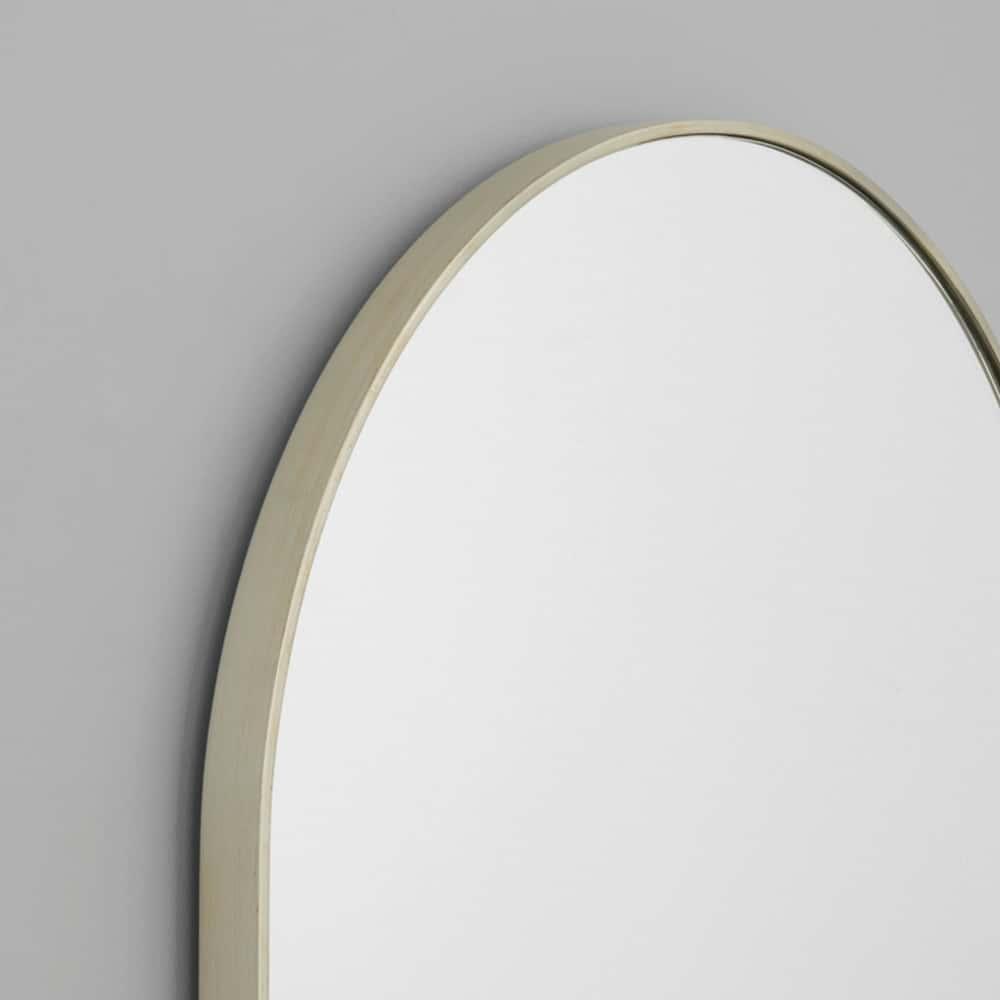 Bjorn Oval Mirror - Silver