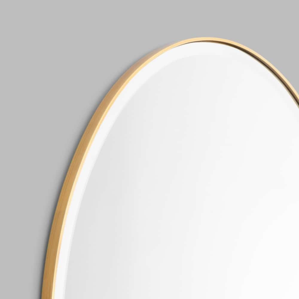 Lolita Oval Mirror - Brass