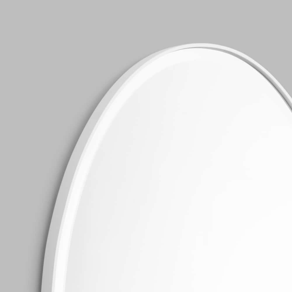 Lolita Oval Mirror - Bright White