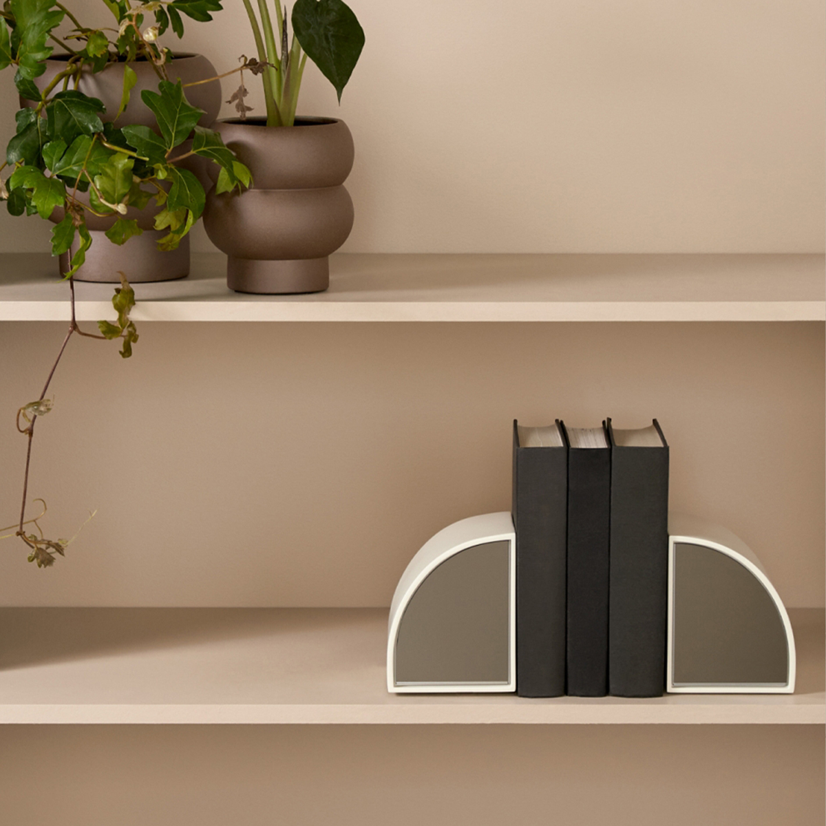 Percy Mirror Bookends - Mist