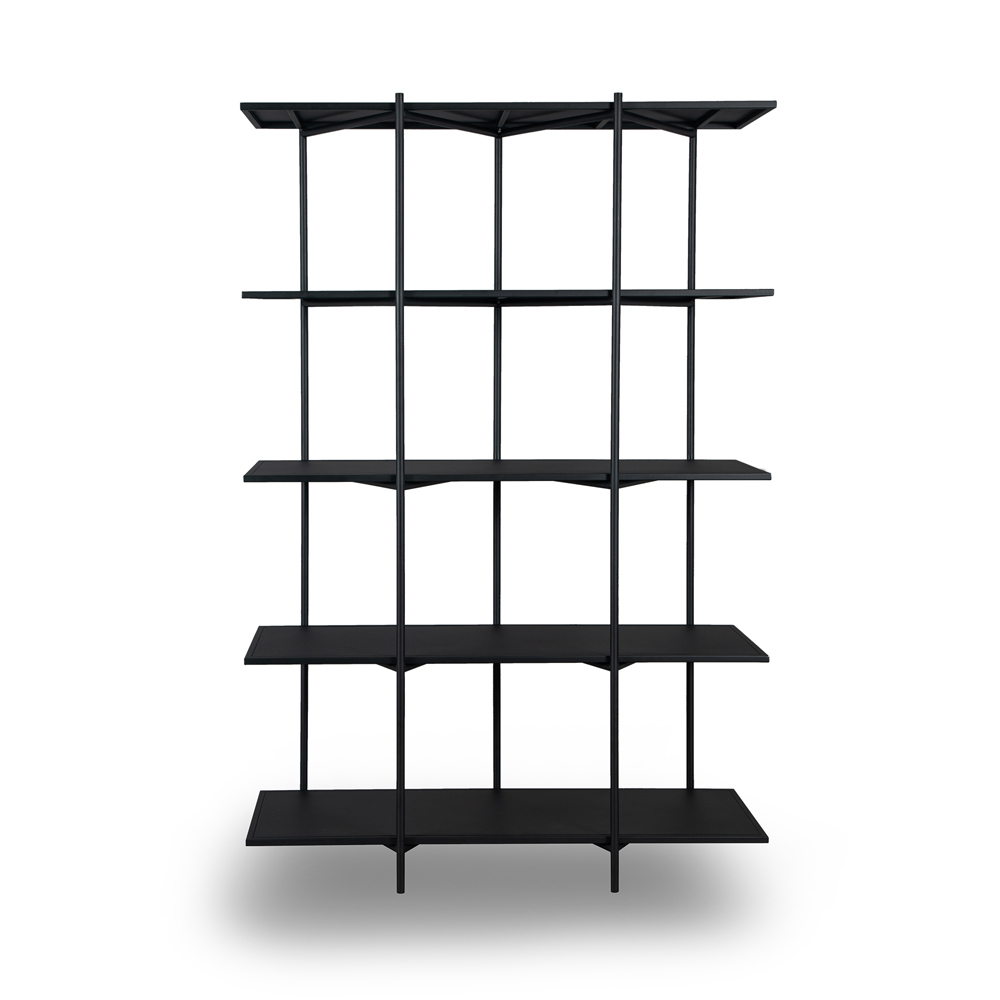 Cross Shelving Unit Tall - Black