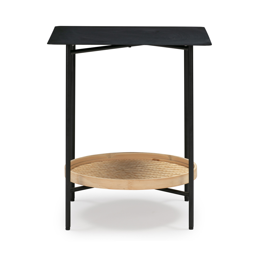 Explore Side Table - Black/Natural