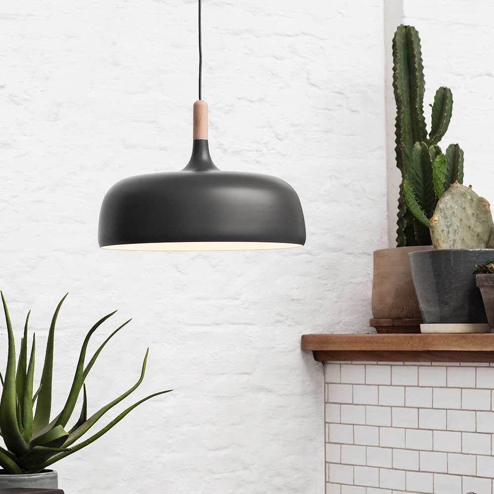 Acorn Pendant Light - Grey