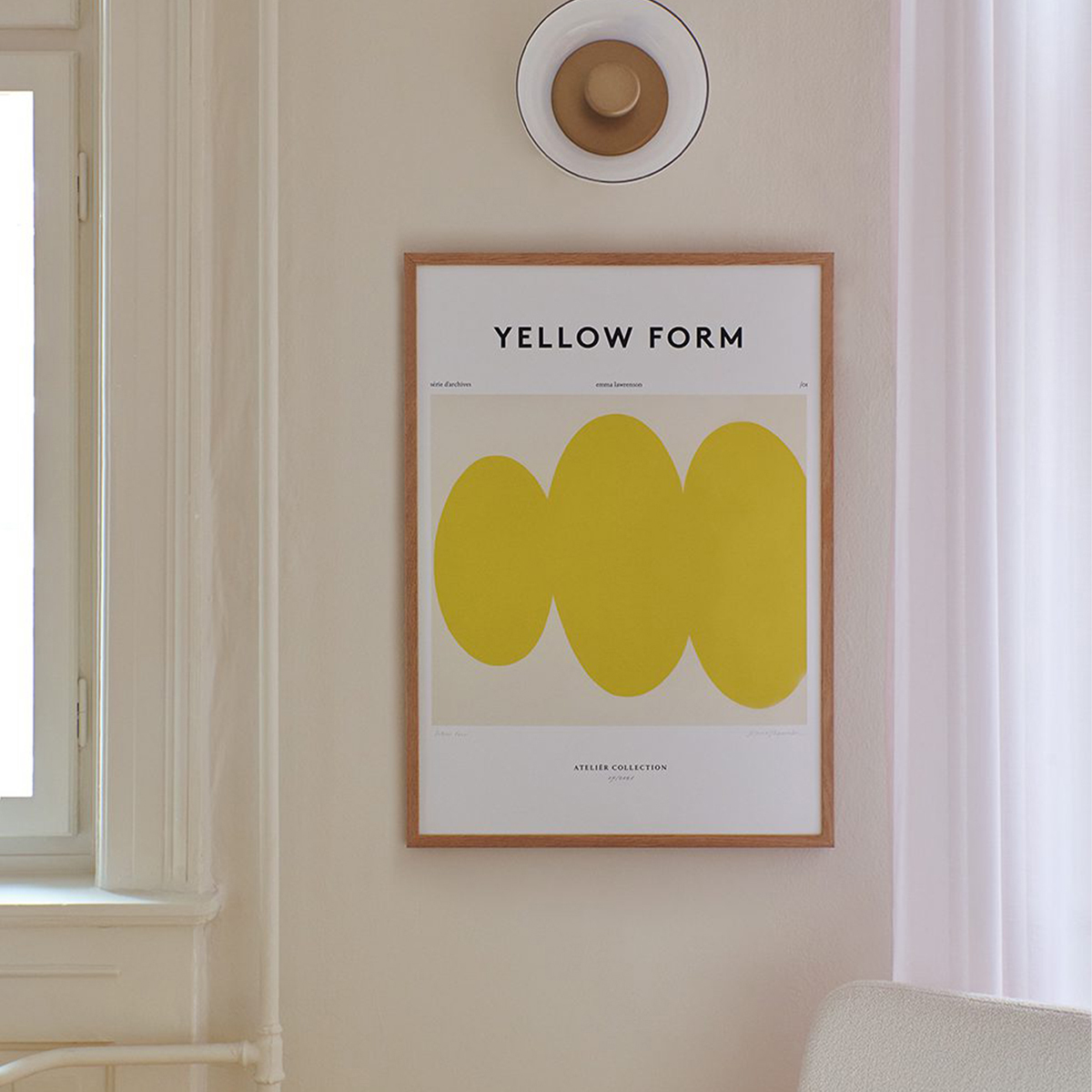 Yellow Form Print