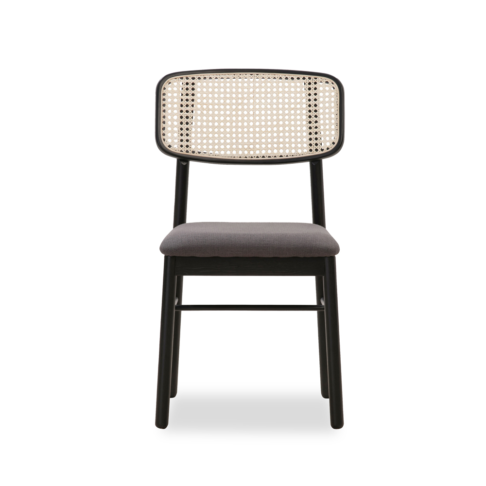 Knot Rattan Dining Chair - Black