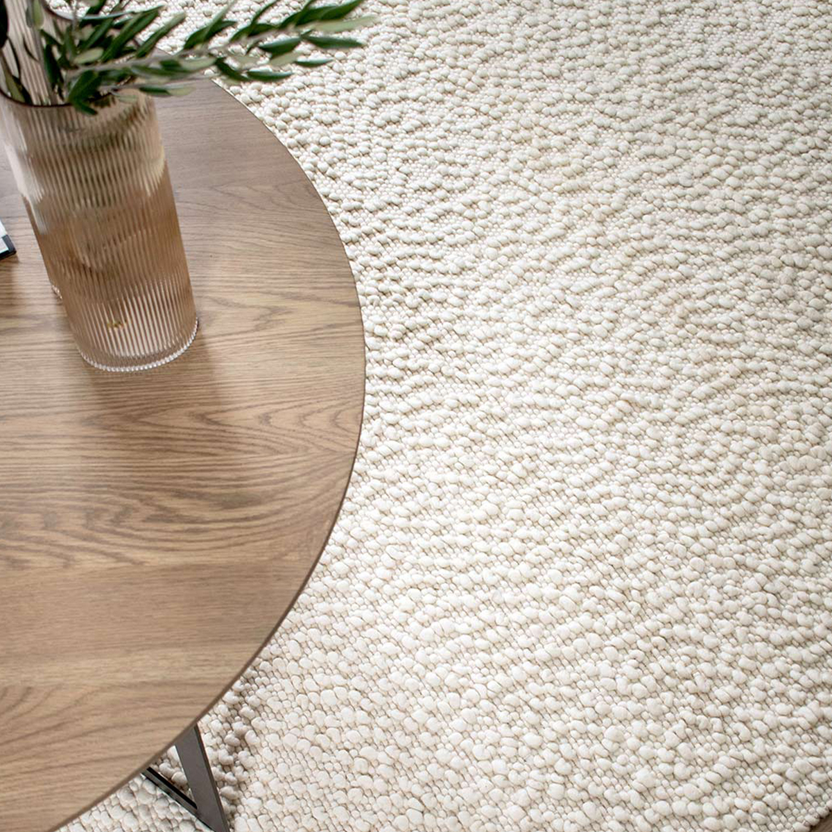 Boucle Rug - Ivory