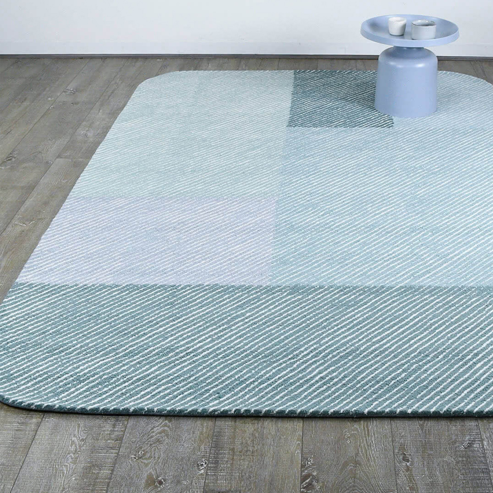 Pinstripe Rug - Oasis