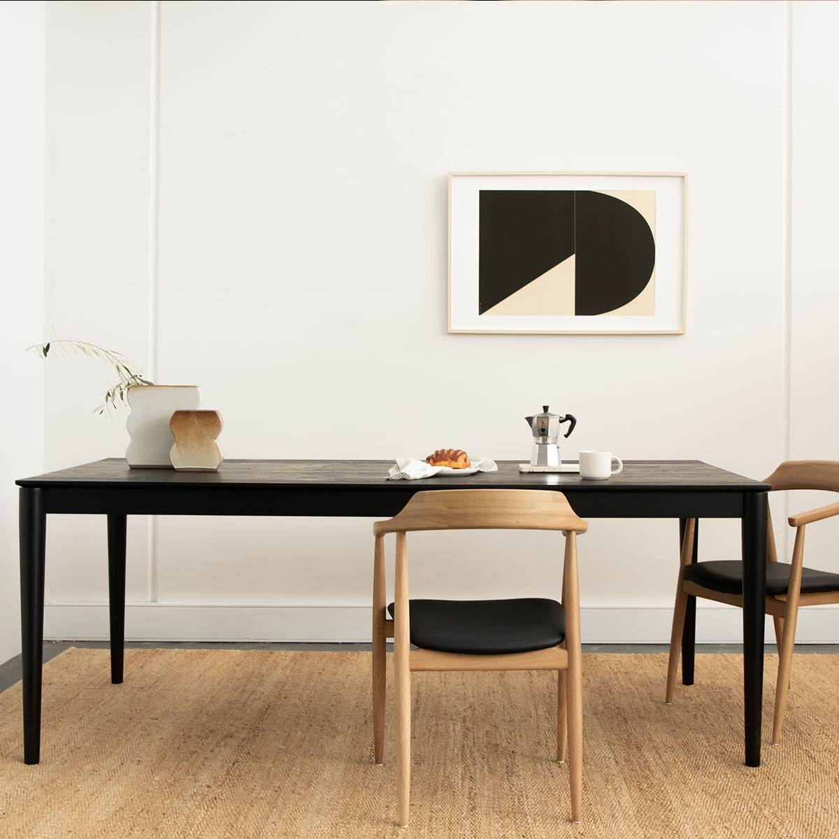 Gather Dining Table - Black