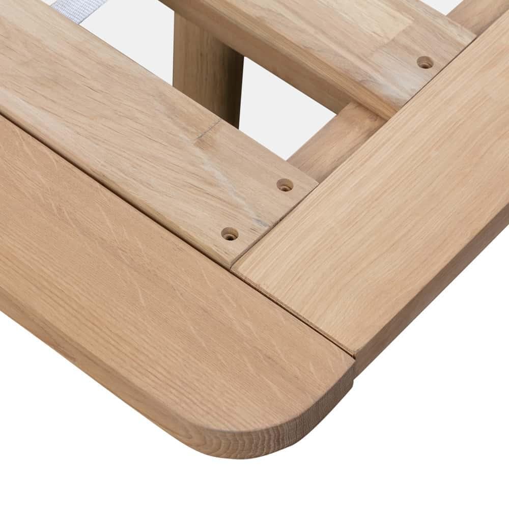 Serene King Bed Base - Oak