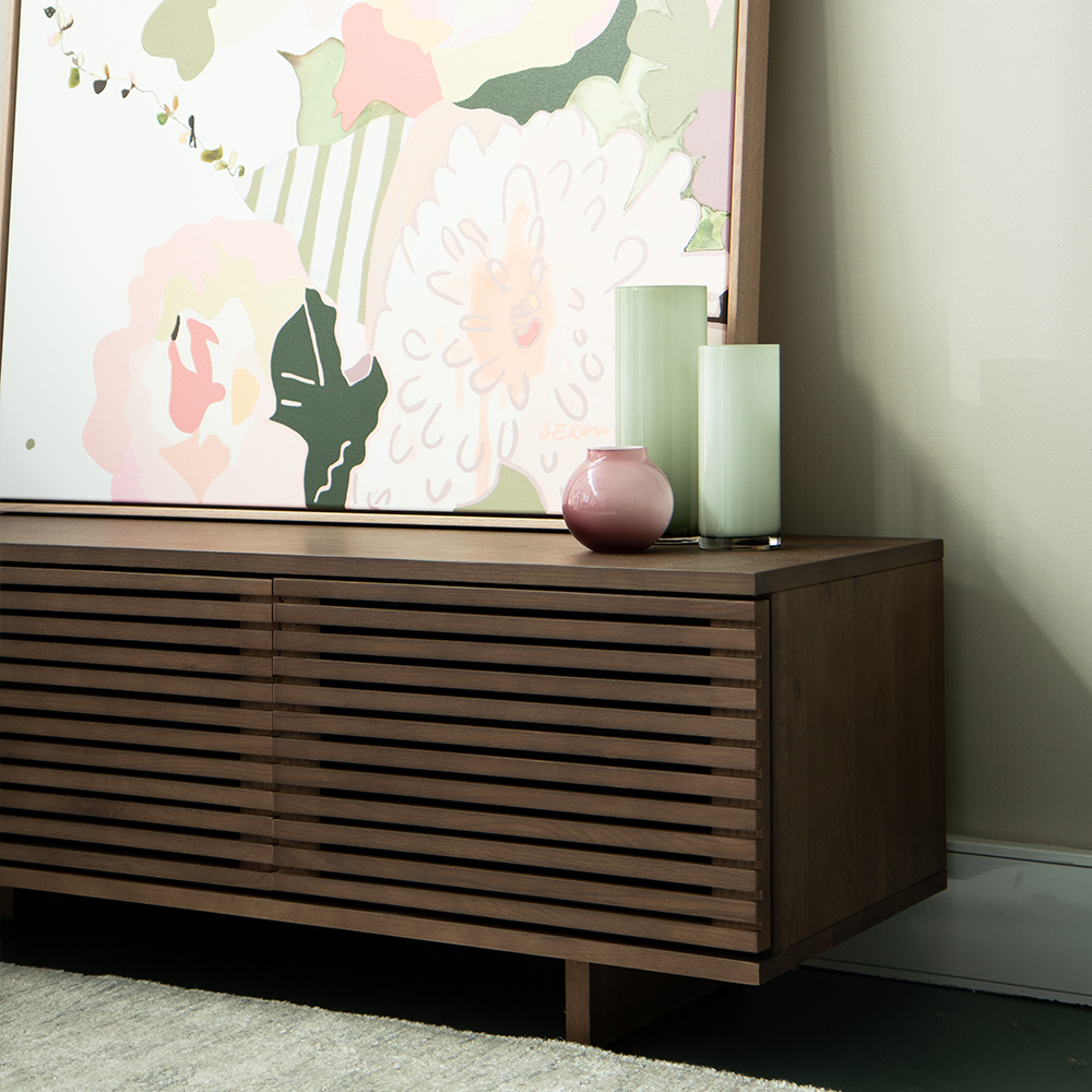 Linear Entertainment Unit 210cm - Walnut