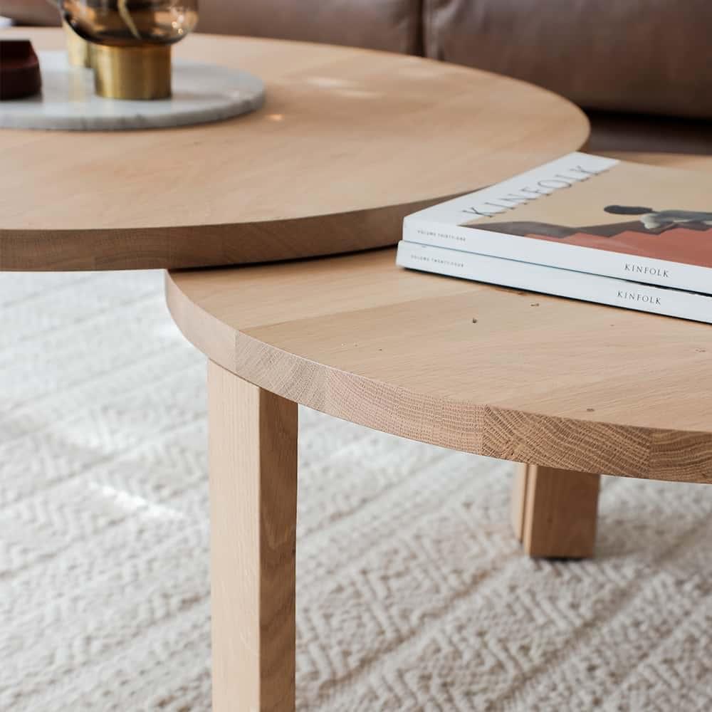 Layer Nesting Coffee Table Small - Oak