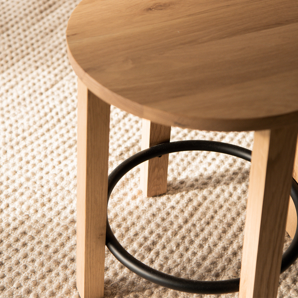 Tangent Stool - Oak