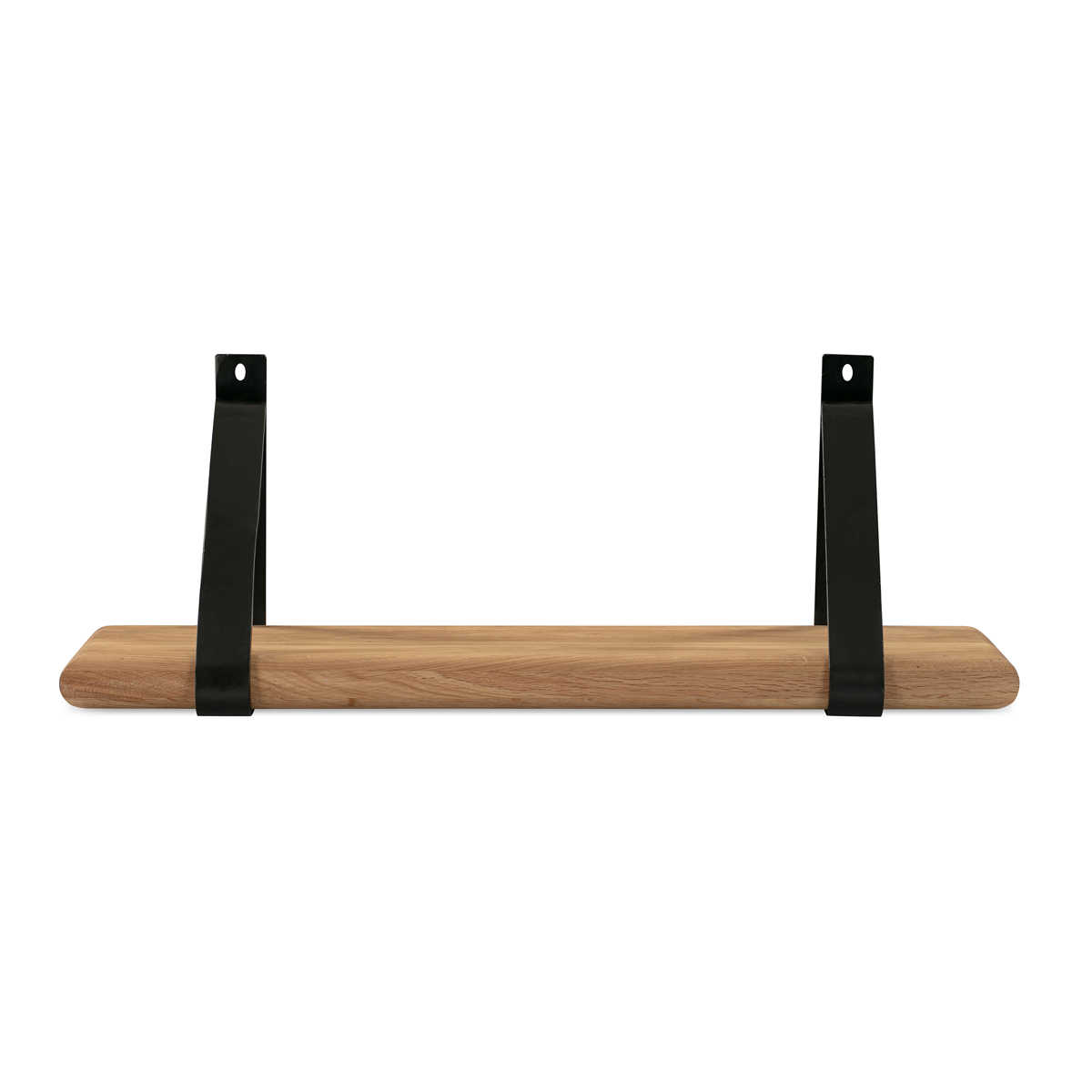 Slant Wall Shelf 70Cm - Oak/Black