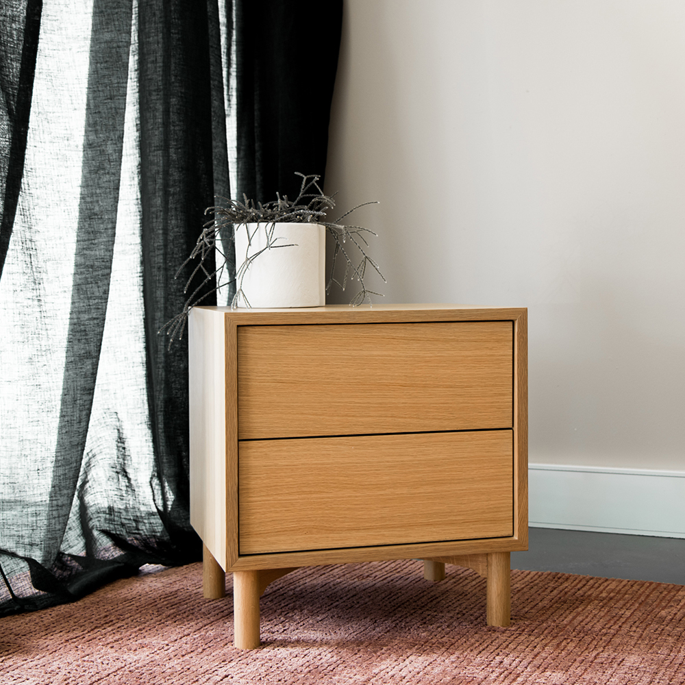 Haven Bedside Table - Oak