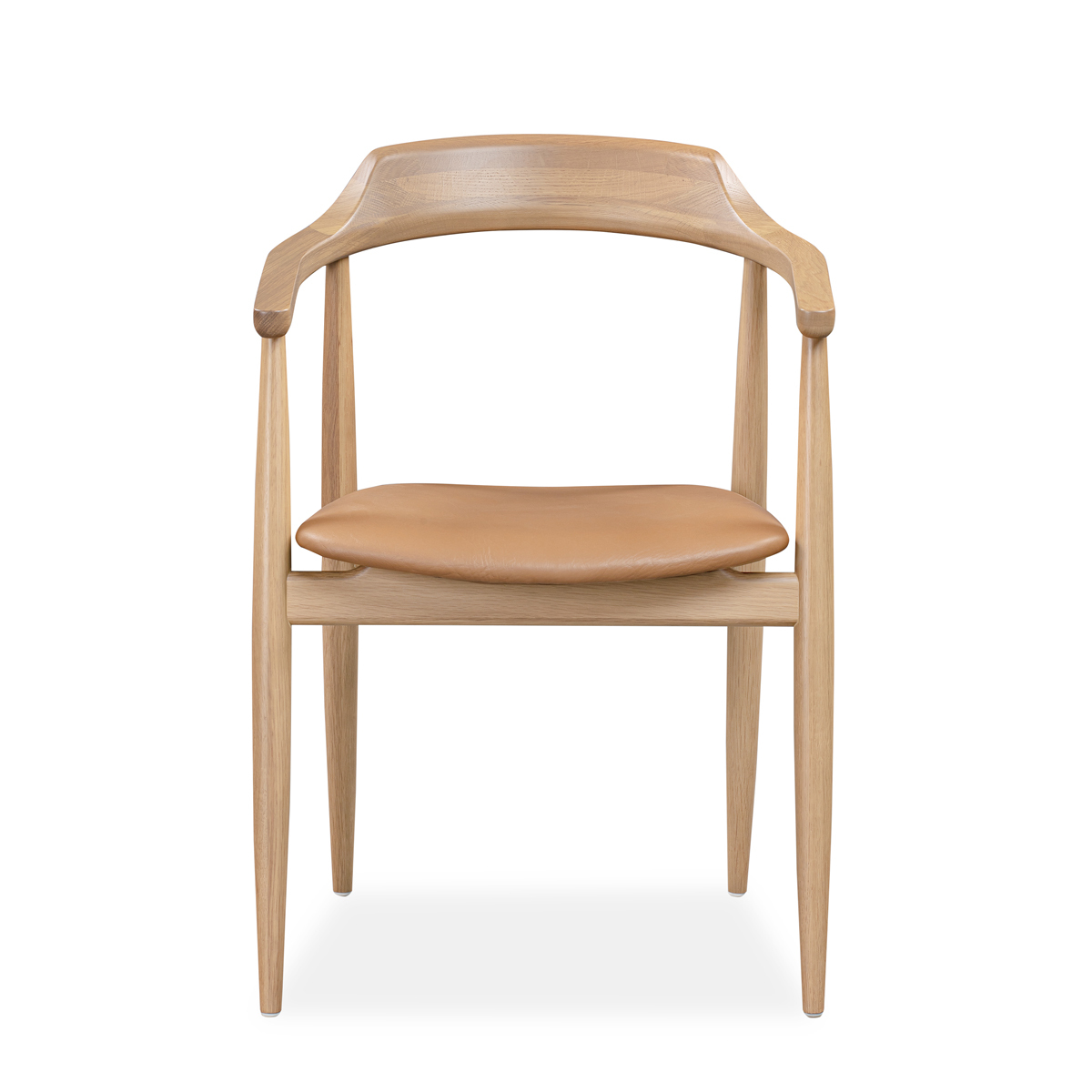 Profile Dining Chair - Oak / Tan Leather