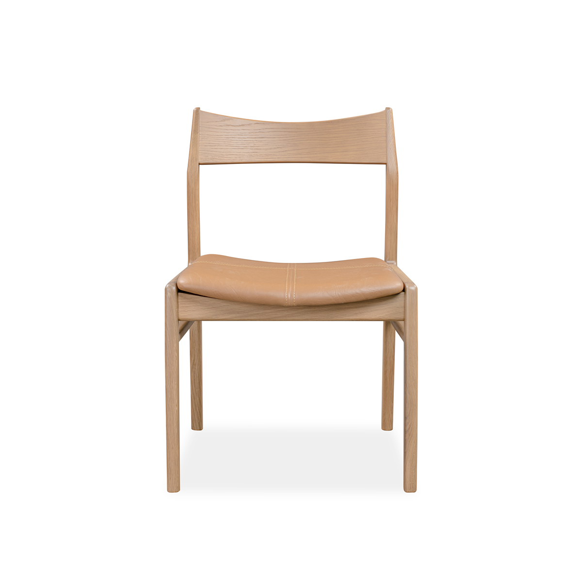 Eclipse Dining Chair - Oak / Tan Leather