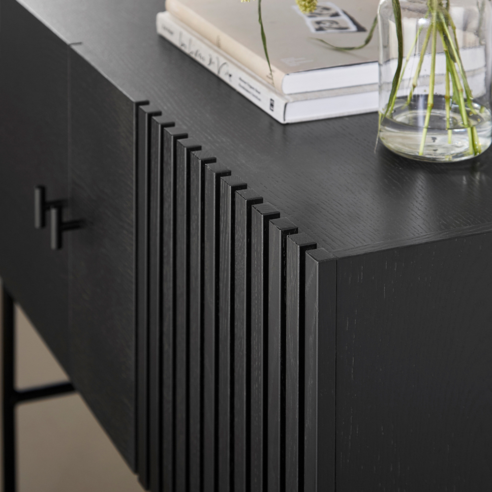 Array Low Sideboard - Black