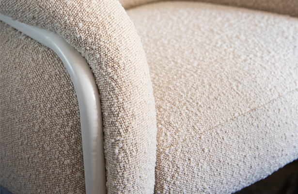 Belly Armchair - Maya Cream Boucle - An Elegant Contrast