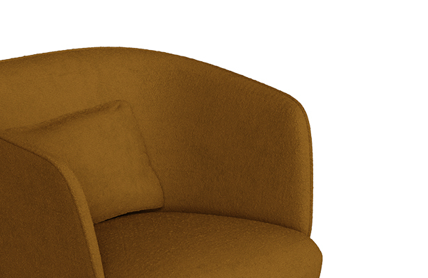 Beos Lounge Chair - Ochre Remix 3-422 - Coastal Inspiration