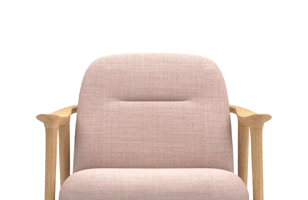 Puffy Timber Armchair - Dusk Silex 87 - A World First