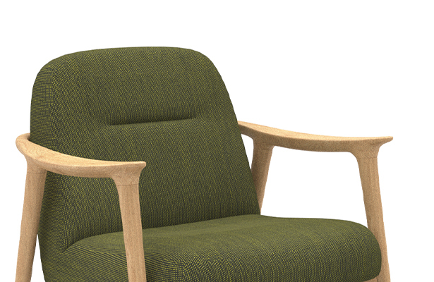 Puffy Timber Armchair - Forest Sunday 80 - A World First