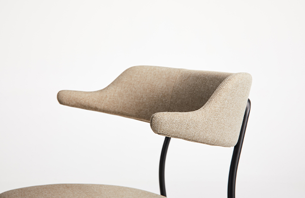 Mou Dining Chair - Beige / Black - Comfort with Ease