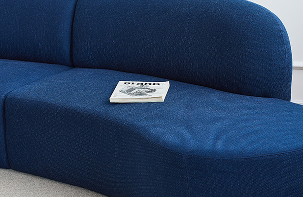 Swell Chaise Sofa - Navy Novatex Na-14 - Historical Ties