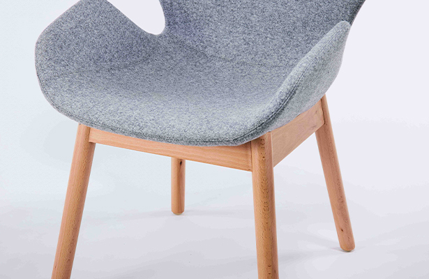 Wings Dining Chair - Beige / Beech - A Unique Shape