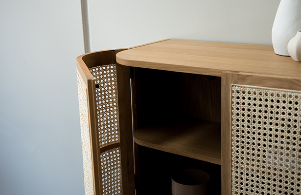 Embrace Rattan Cabinet - Natural - Rattan Reimagined