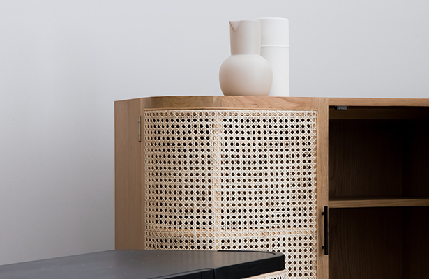 Embrace Rattan Sideboard 100cm - Natural - Rattan Reimagined