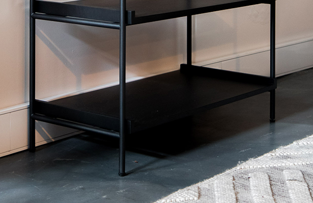 Cinch Shelving Unit Small - Black - Sleek Style