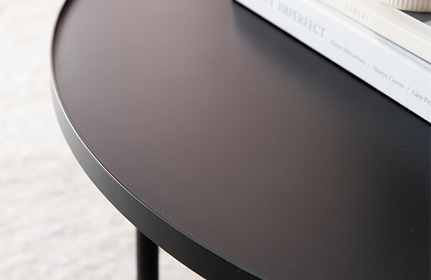 Lap Coffee Table - Black - Small Details