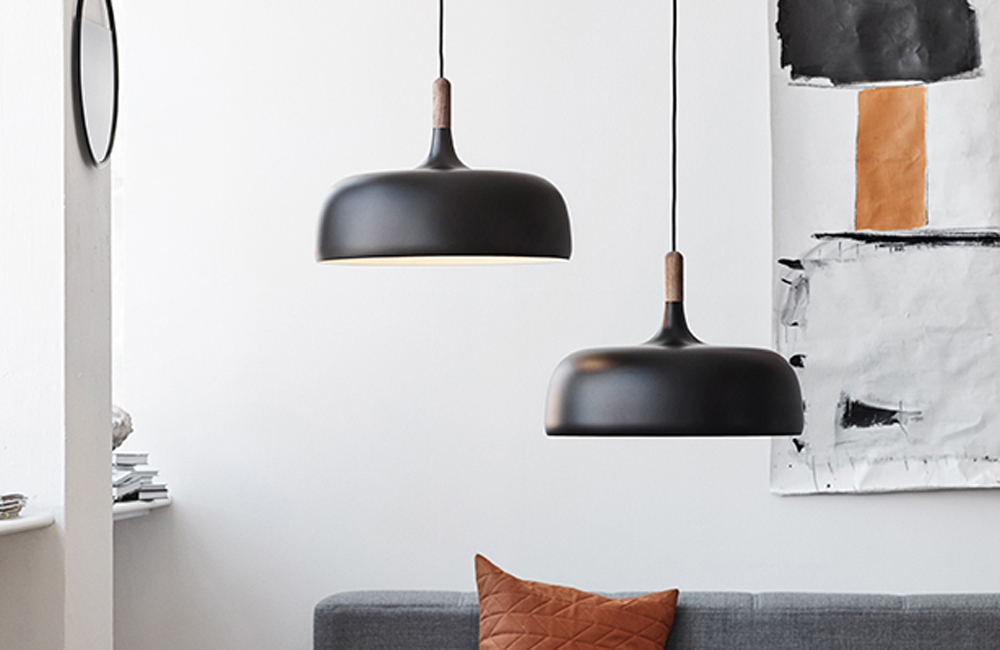 Acorn Pendant Light - Black - <p>Streamlined and Sophisticated</p>