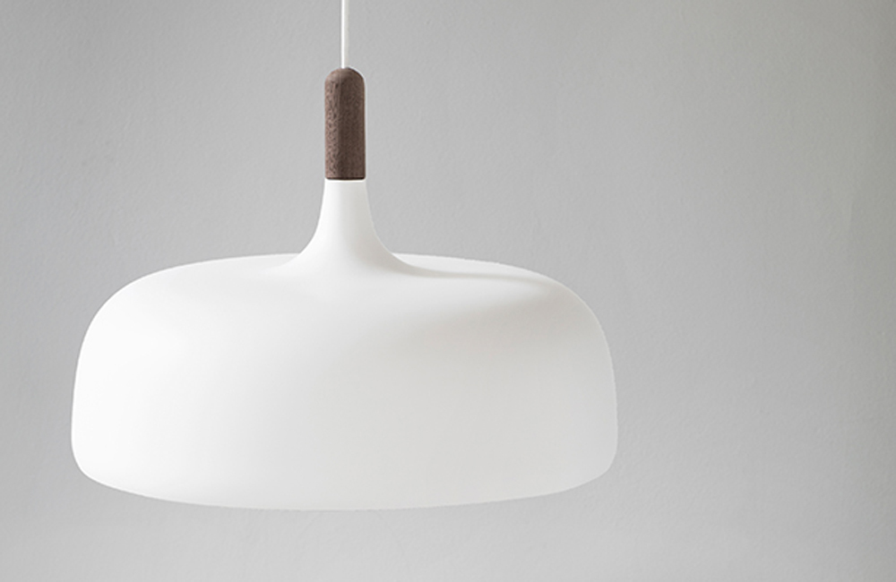 Acorn Pendant Light - Off White - <p>Streamlined and Sophisticated</p>